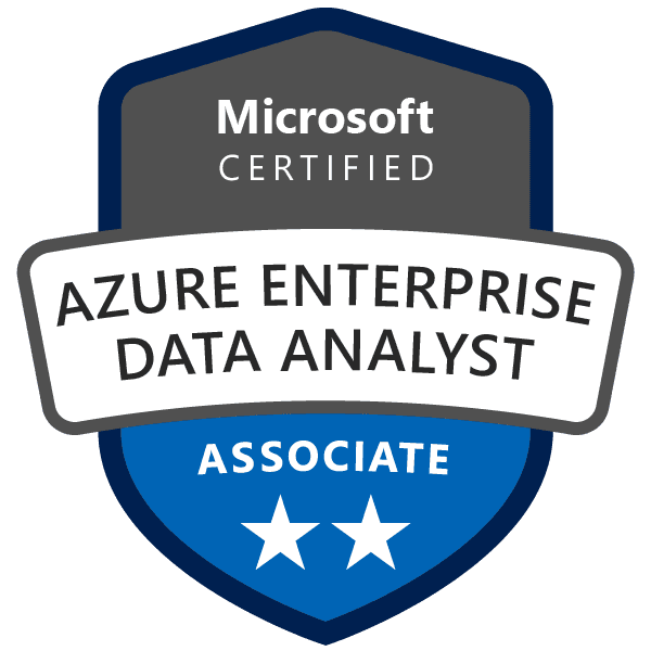 Microsoft Certified: Azure Enterprise Data Analyst
