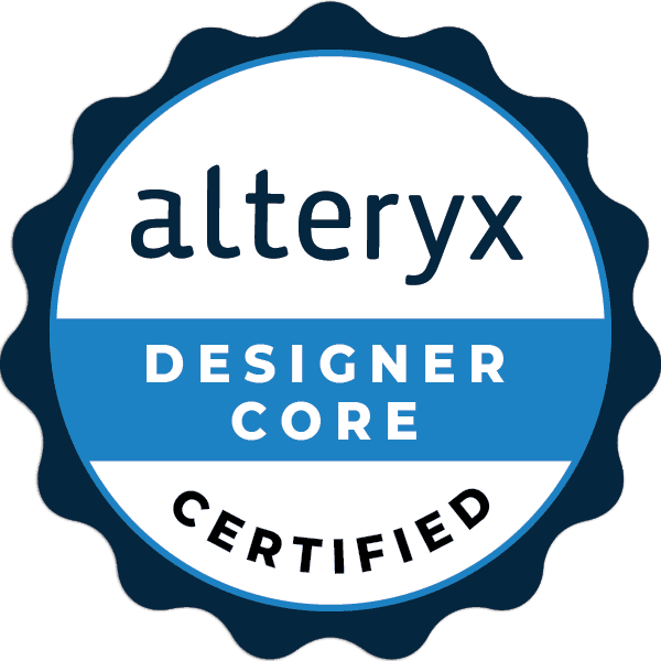 Alteryx Designer Core Certification